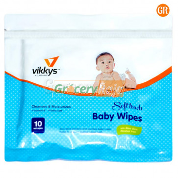 Vikkys Baby Wipes (Pack of 10)