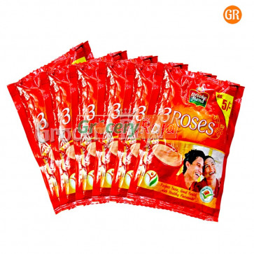 Brooke Bond Tea - 3 Roses Rs. 5 Sachet (Pack of 6)