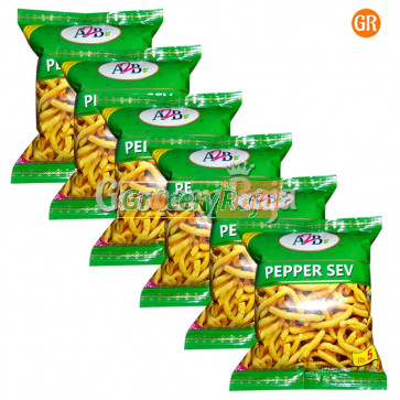 A2B Pepper Sev Rs. 5 (Pack of 6)