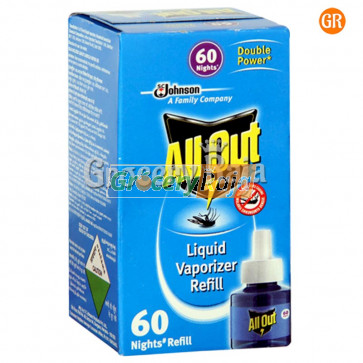 All Out Liquid Vaporizer Refill - 60 Nights 1 nos Carton