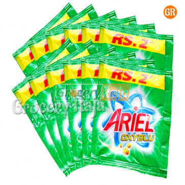 Ariel OxyBlu Detergent Powder Rs.2 Sachet (Pack of 11)