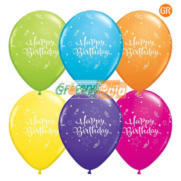 Happy Birthday Balloons Big Size 1 Packet 50 nos