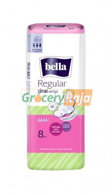 Bella Regular Drai Wings Classic Sanitary Pads 8 pcs