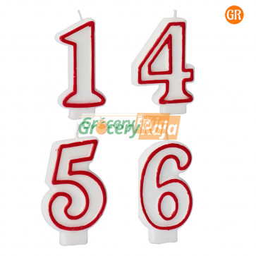 Birthday Candles Birthday Number Candles (0 - 9)