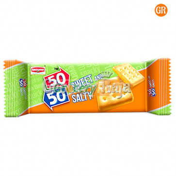 Britannia 50-50 Sweety Salty Biscuit Rs. 10