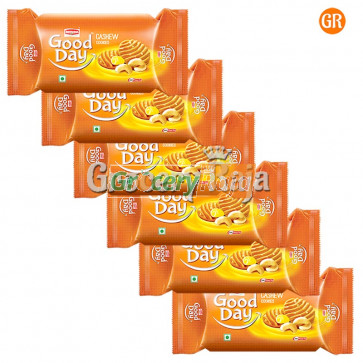 Britannia Good Day Cookies - Rich Cashew Rs. 15 ( Pack of 6 )