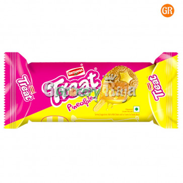Britannia Treat Pineapple Cream Biscuit Rs.10