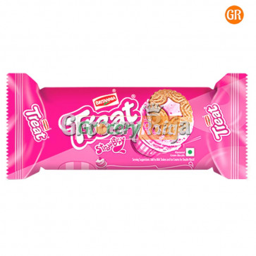 Britannia Treat Strawberry Cream Biscuit Rs.10