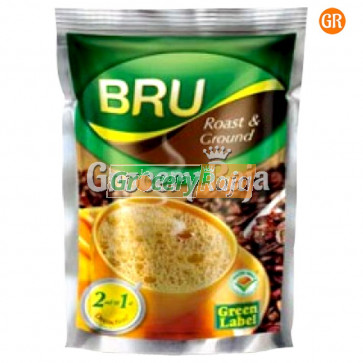Bru Coffee - Green Label 50 gms Pouch + Rs 4 off