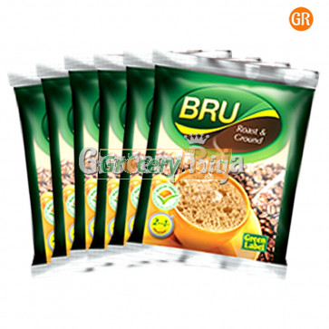 Bru Coffee - Green Label Rs. 5 Sachet (Pack of 6)