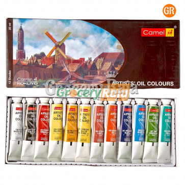 Camel Artists Oil Colours - 12 Shades