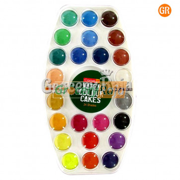Camel Water Colour Cake Brush - 24 Shades with Brush [6 CARDS]