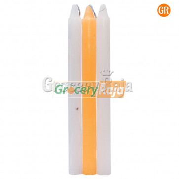 Candle Multicolor 250 gms (Pack of 3)