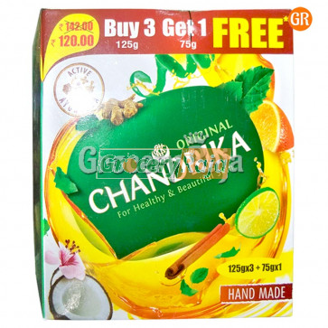 Chandrika Original Soap 125 gms (Pack of 3)
