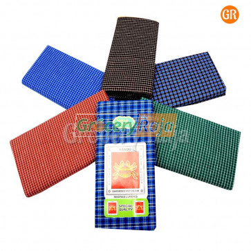 Vandu Cotton Lungi CHECKERED - Stitched 1 pc