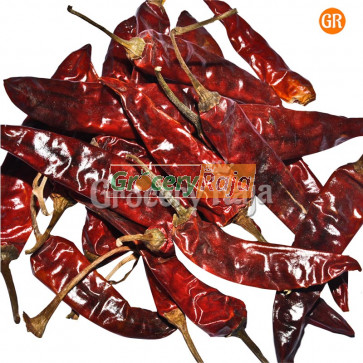 GR Dried Red Chilli - Long Vara Milagai (வர மிளகாய்) 500 gms