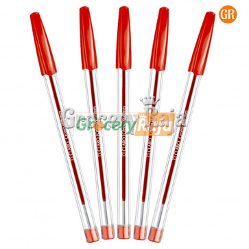 Claro Ball Point Pen - Red Rs. 5 (Set of 5)