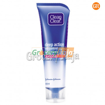 Clean & Clear Deep Action Oil Control Face Wash 80 ml