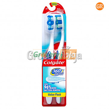 Colgate 360 Twin Pack Toothbrush 1 pc