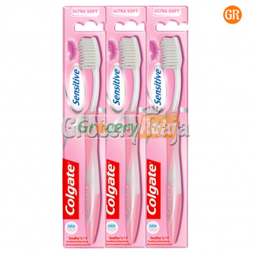 Colgate Sensitive Toothbrush - Ultra Soft 3 pc