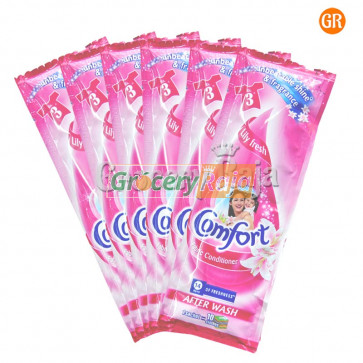 Comfort Fabric Conditioner Lily Fresh Pink Rs. 3 Sachet (Pack of 5)