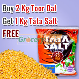Buy 2 Kg Toor Dal & Get 1 Kg Tata Salt FREE 