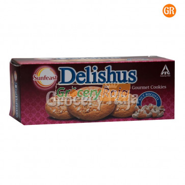 Sunfeast Delishus Gourmet Cookies - Nut Biscotti Rs. 60