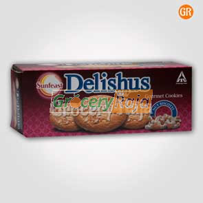 Sunfeast Delishus Gourmet Cookies - Nut Biscotti Rs. 30