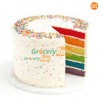 Donuts Rainbow Cake Butter Cream 1 Kg