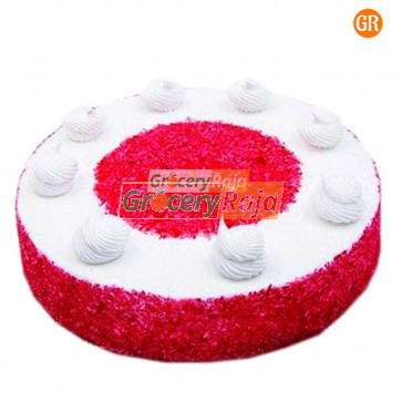 Donuts Red Velvet Cake Butter Cream 1 Kg - Single Layer