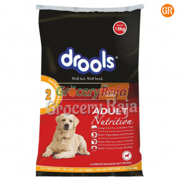 Drools Dog Food with Chicken & Vegetables - Adult 15 Kg