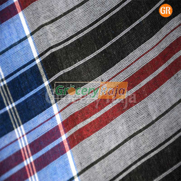 Vandu Cotton Lungi STRIPED - Stitched 1 pc