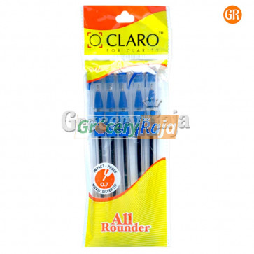 Claro Ball Point Pen - Blue Rs. 5 (Set of 5)
