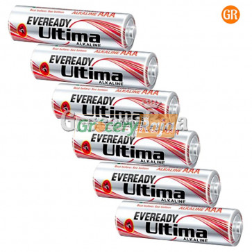 Eveready Ultima Alkaline AAA Battery 6 nos