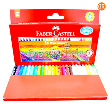 Faber-Castell Wax Crayons - 24 Shades