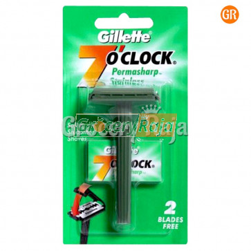 Gillette 7O Clock Permasharp Stainless Razor 1 pc