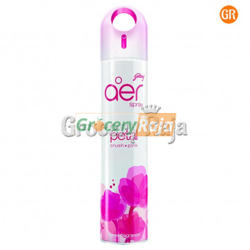 Godrej Aer Petal Crush Pink Air Freshener Spray  300 ml