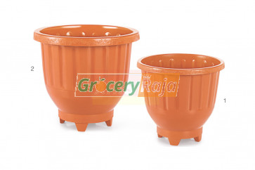 Aristo Garden Pot Green Planter No: 1 - 19 (D) X 18 CM - 2.7 Ltr