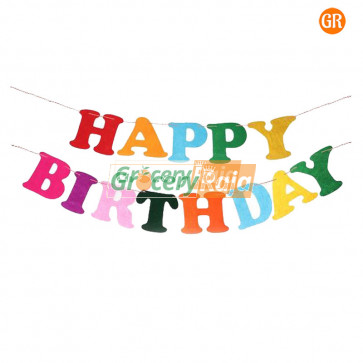 Happy Birthday Banner Decorative Hangings