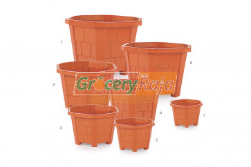 Aristo Garden Pot Hexa Planter No: 7 - 41.5 (D) X 28.5 CM - 21 Ltr