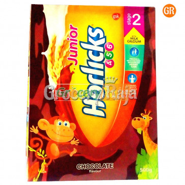 Horlicks Junior Chocolate 456 Stage 2 Refill Pack 500 gms
