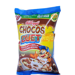 Kelloggs Chocos Duet Chocolaty + Vanilla Flavour Rs. 10
