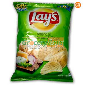 Lays American Style Cream & Onion Flavour 96 gms