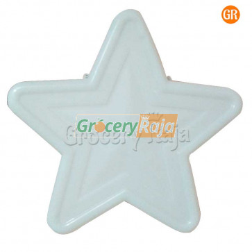 LED Multicolor Decoration Light White Molded Star