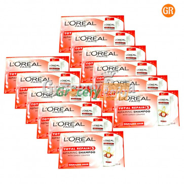 Loreal Paris Total Repair 5 Shampoo Rs.3 Sachet (Pack of 12)