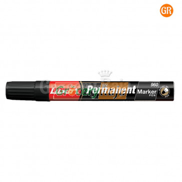 Luxor Refillable Permanent Marker - Black
