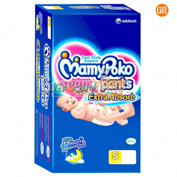 Mamy Poko Pant Style Diapers Small 4-8 Kg 48 Diapers