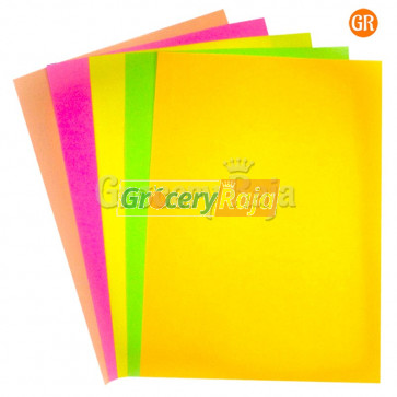 Multi Colour Paper A4 Size 100 Sheets 