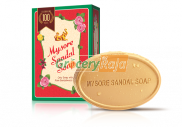 Mysore Sandal Bathing Soap - Pure Sandalwood Oil 150 gms (Pack of 3)