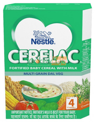 Nestle Cerelac with Milk Multi Grain Dal Veg Stage 4